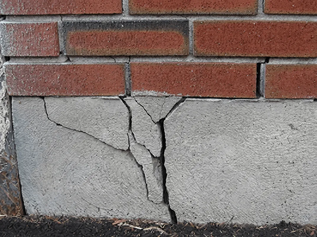 Concrete foundation with serious structural damage in Tallahassee, FL
